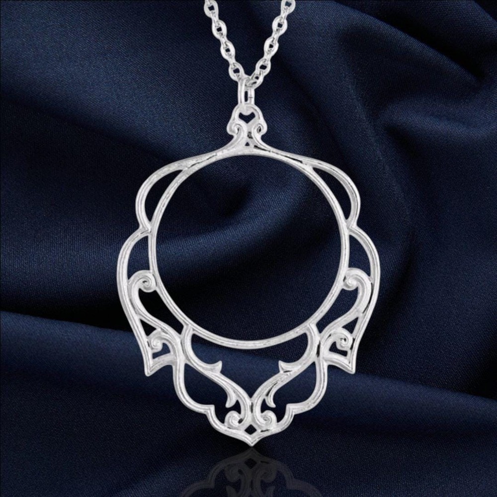 Montana Silversmiths Fine Silver‎ Wide Open Spaces Necklace Retaill $50 ~ NEW